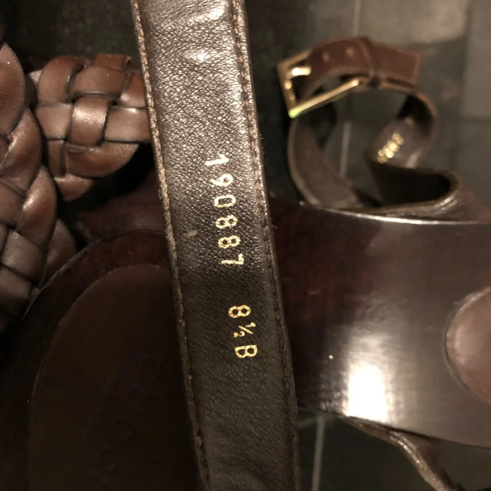 Gucci braided platform sandals - Picture 3 of 15